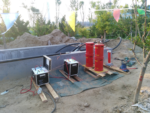 35kV電纜耐壓試驗(yàn)現(xiàn)場(chǎng)