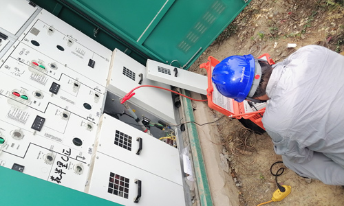 花半里C區(qū)電纜故障檢測