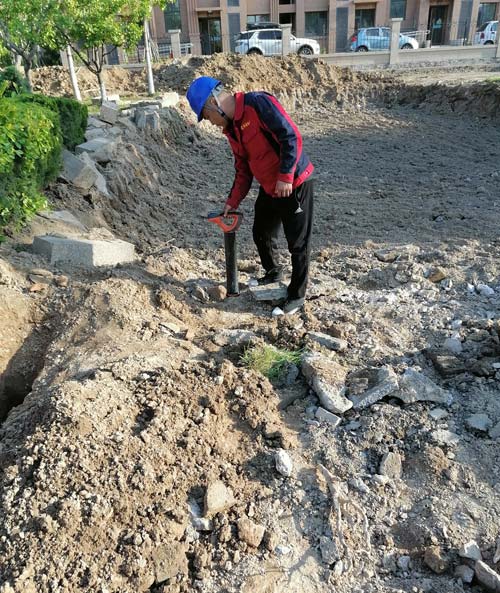 2021年4月29日，北二路綠化改造電纜走徑檢測