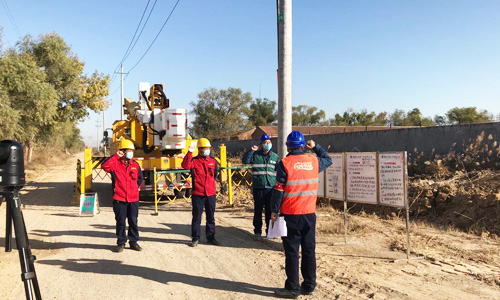 2020年11月3日農(nóng)業(yè)線東張支線5-109號(hào)桿打火