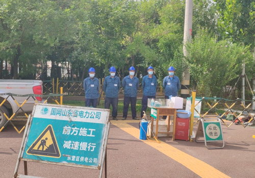 青島蔚然公司（蔚來汽車）充電站項(xiàng)目施工現(xiàn)場