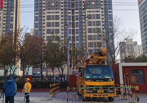 2023年11月30日，海河線帶電接支線引線